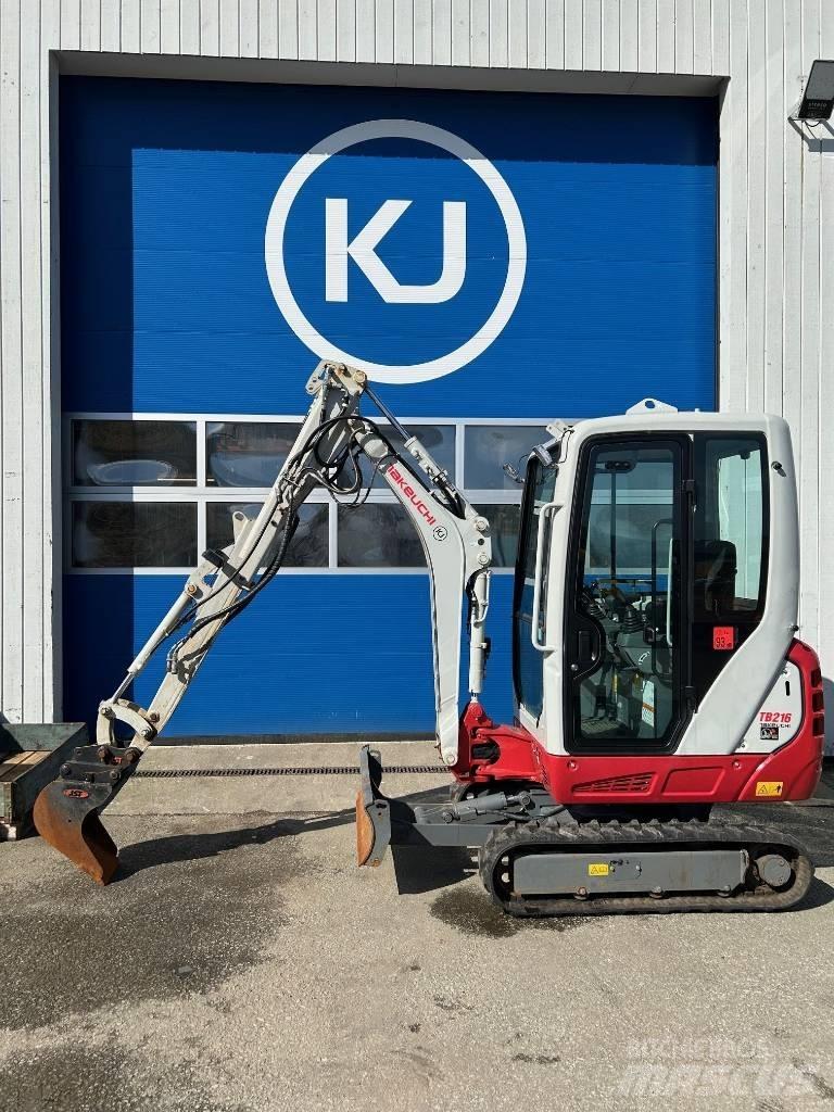 Takeuchi TB 216 Mini excavators < 7t