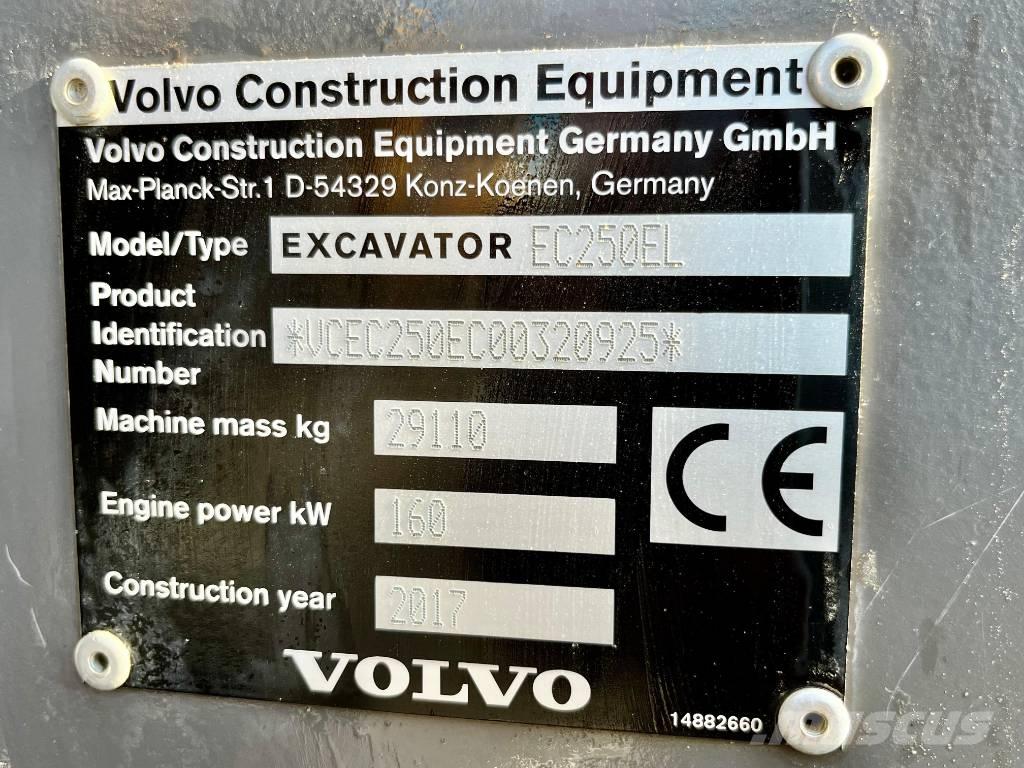 Volvo EC 250 E Crawler excavators