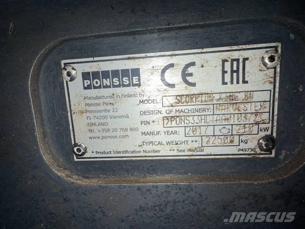 Ponsse Scorpion King Harvesters