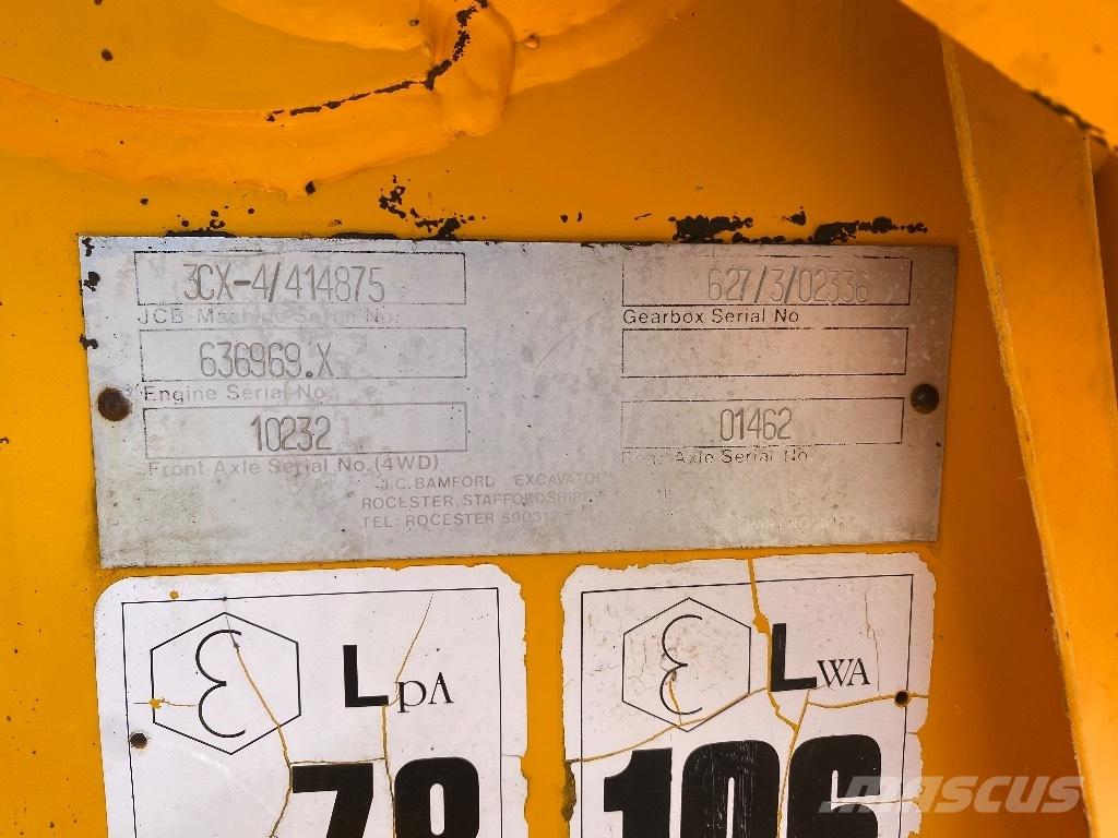 JCB 3 CX TLB's