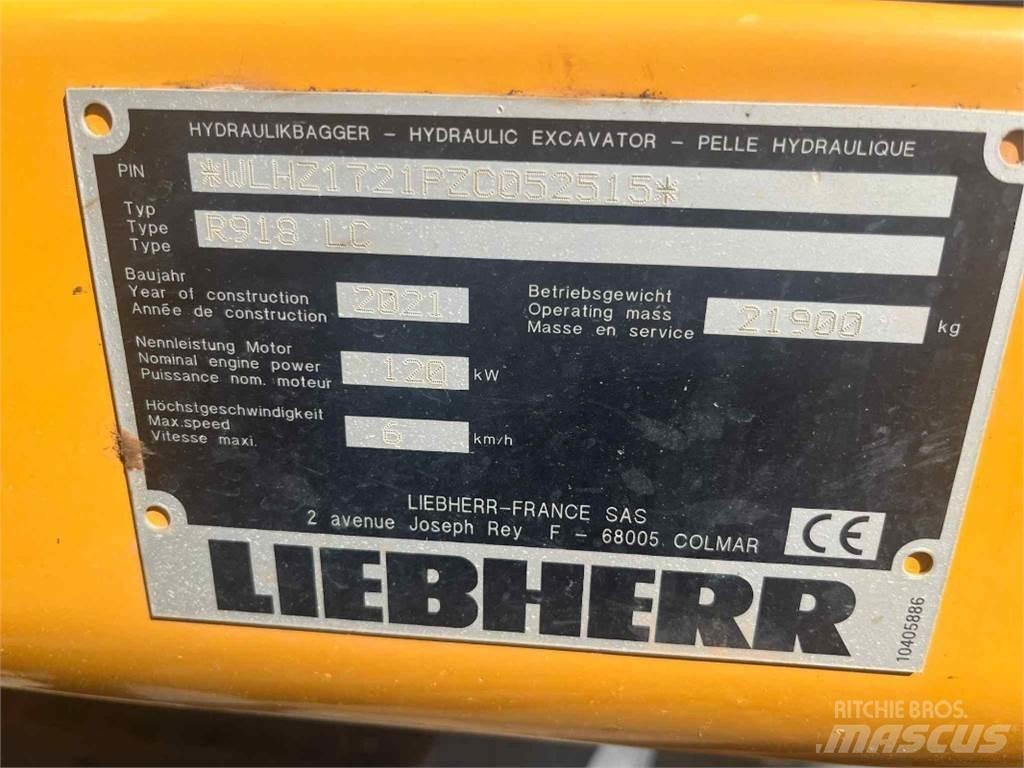 Liebherr R918 Crawler excavators