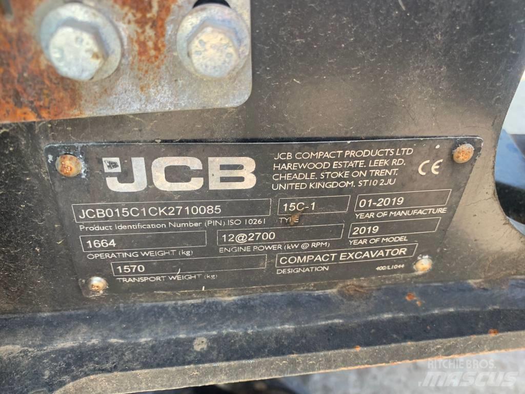 JCB 15 C-1 Mini excavators < 7t
