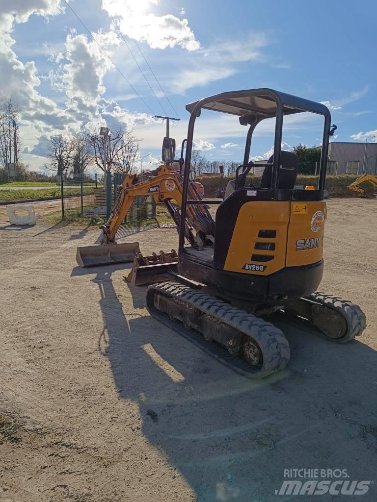 Sany SY 26 U Mini excavators < 7t