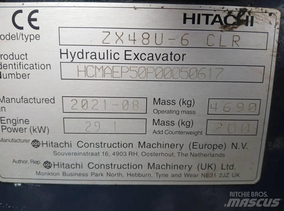 Hitachi ZX 48 U Mini excavators < 7t