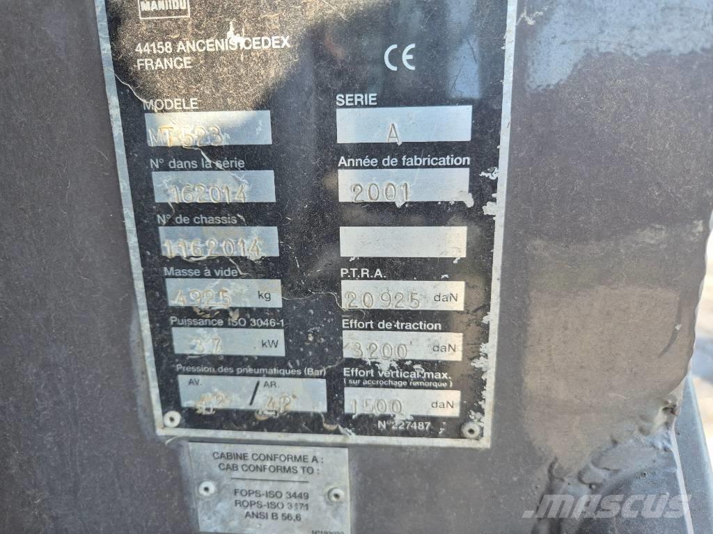 Manitou MT 523 Telescopic handlers