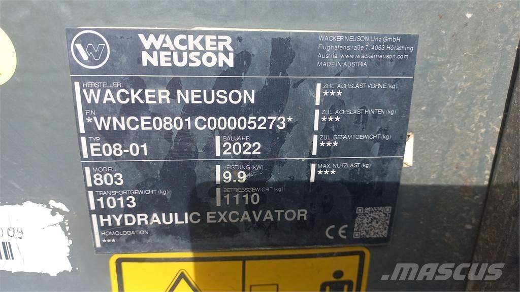 Wacker Neuson 803 Crawler excavators