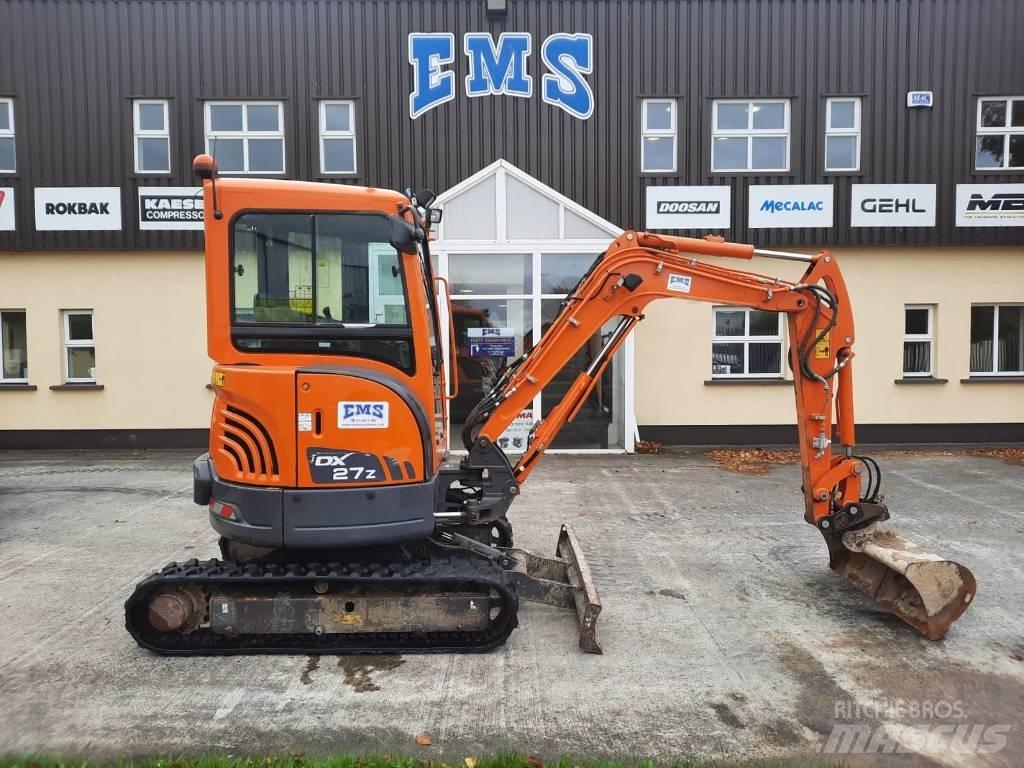Doosan DX 27 Z Mini excavators < 7t