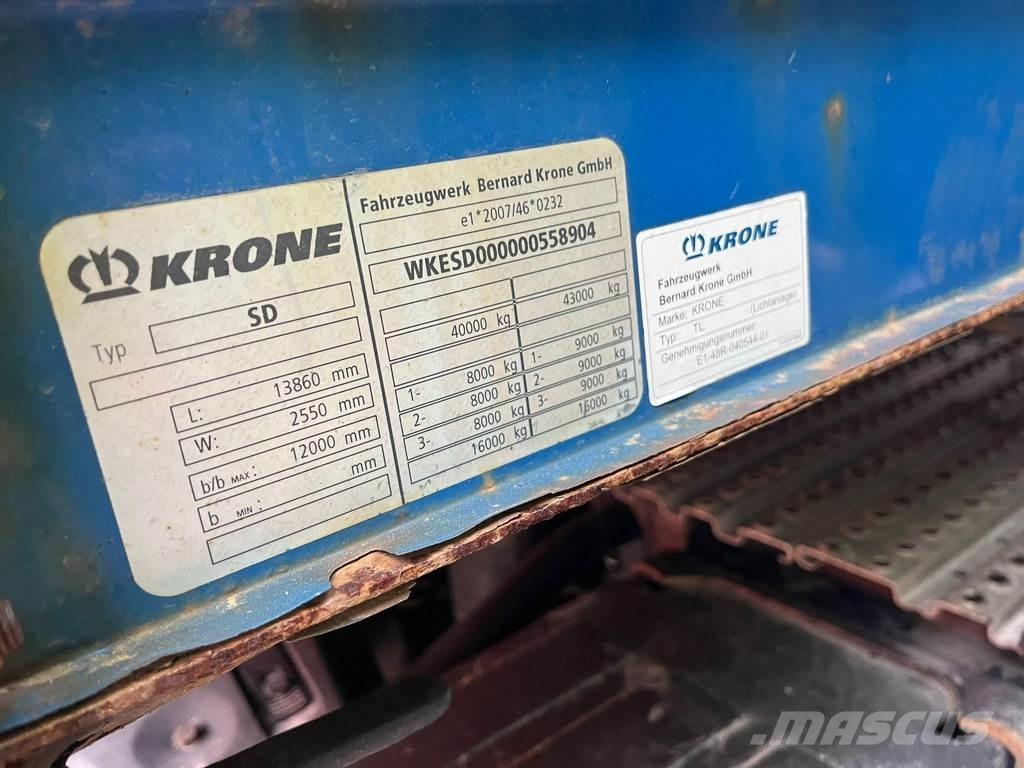 Krone SD Curtainsider semi-trailers