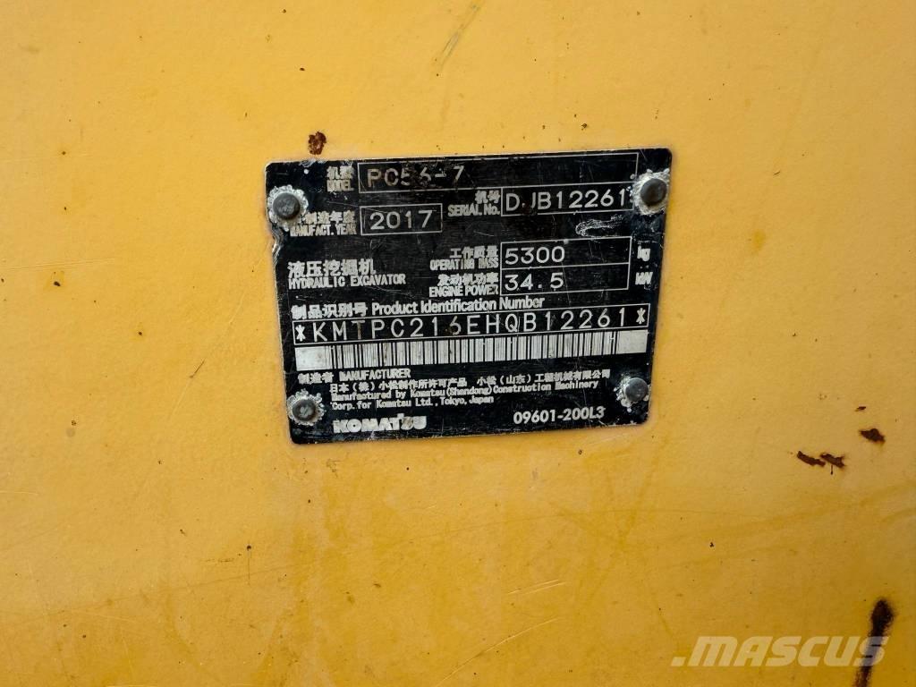 Komatsu PC 56-7 Mini excavators < 7t