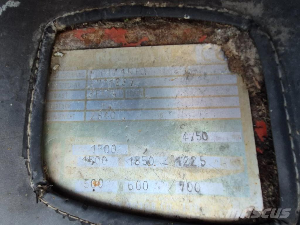 Nissan pd01a15po LPG trucks