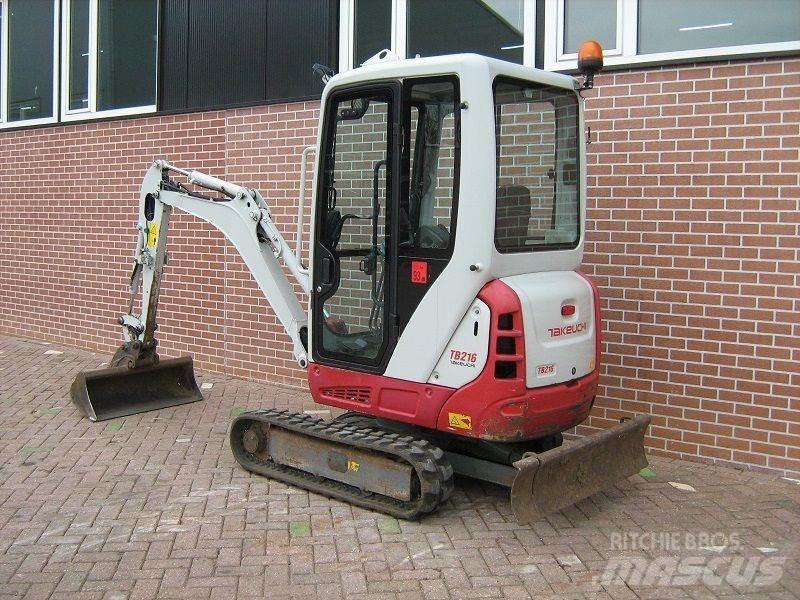 Takeuchi TB216 Mini excavators < 7t