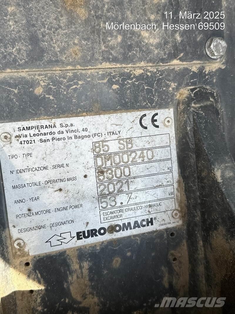 Eurocomach 85SB Mini excavators < 7t
