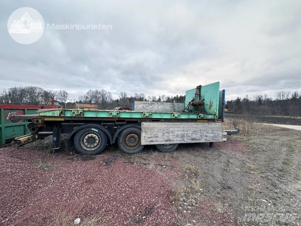  FAG ZKW 27/L7,5 Containerframe/Skiploader trailers