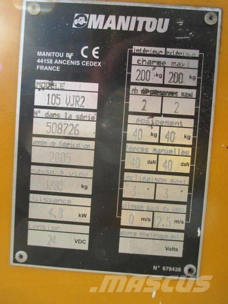 Manitou 105 VJR 2 Vertical mast lifts