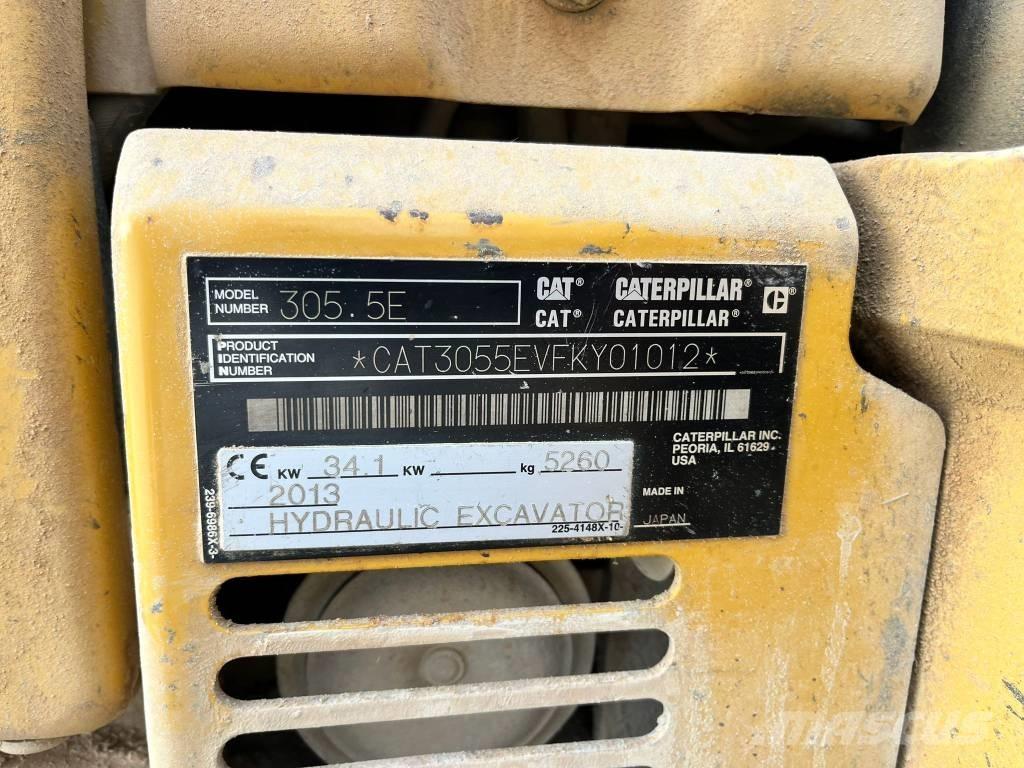 CAT 305.5 Mini excavators < 7t