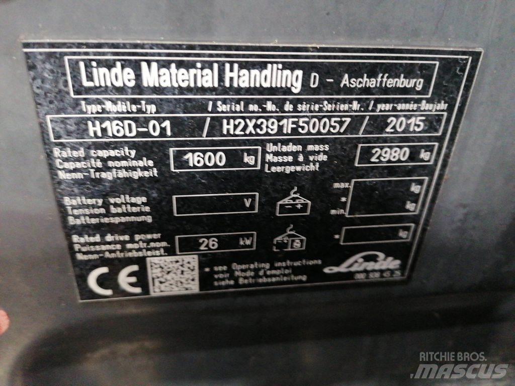 Linde H16D-01 Diesel trucks