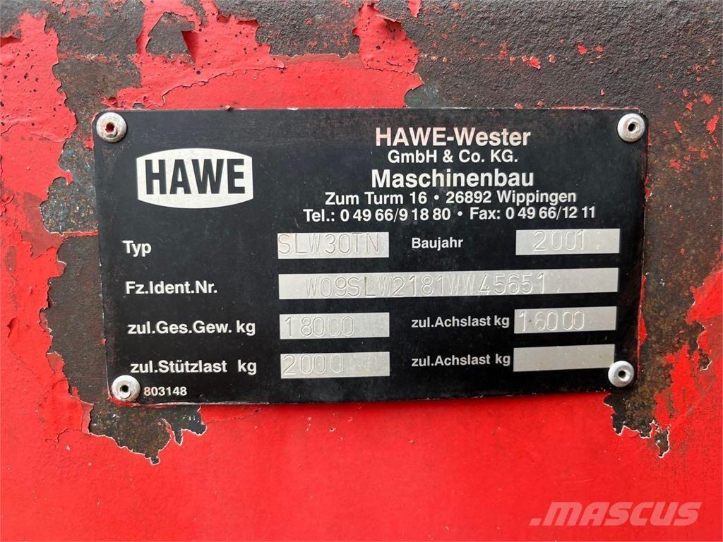Hawe SLW30TN Grain / Silage Trailers