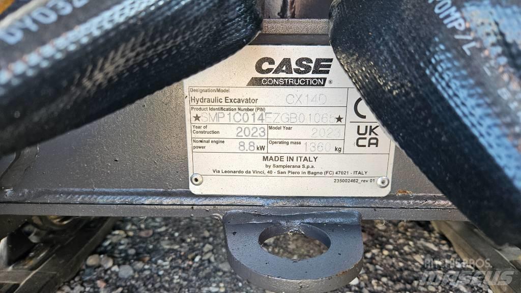 CASE CX14D Mini excavators < 7t