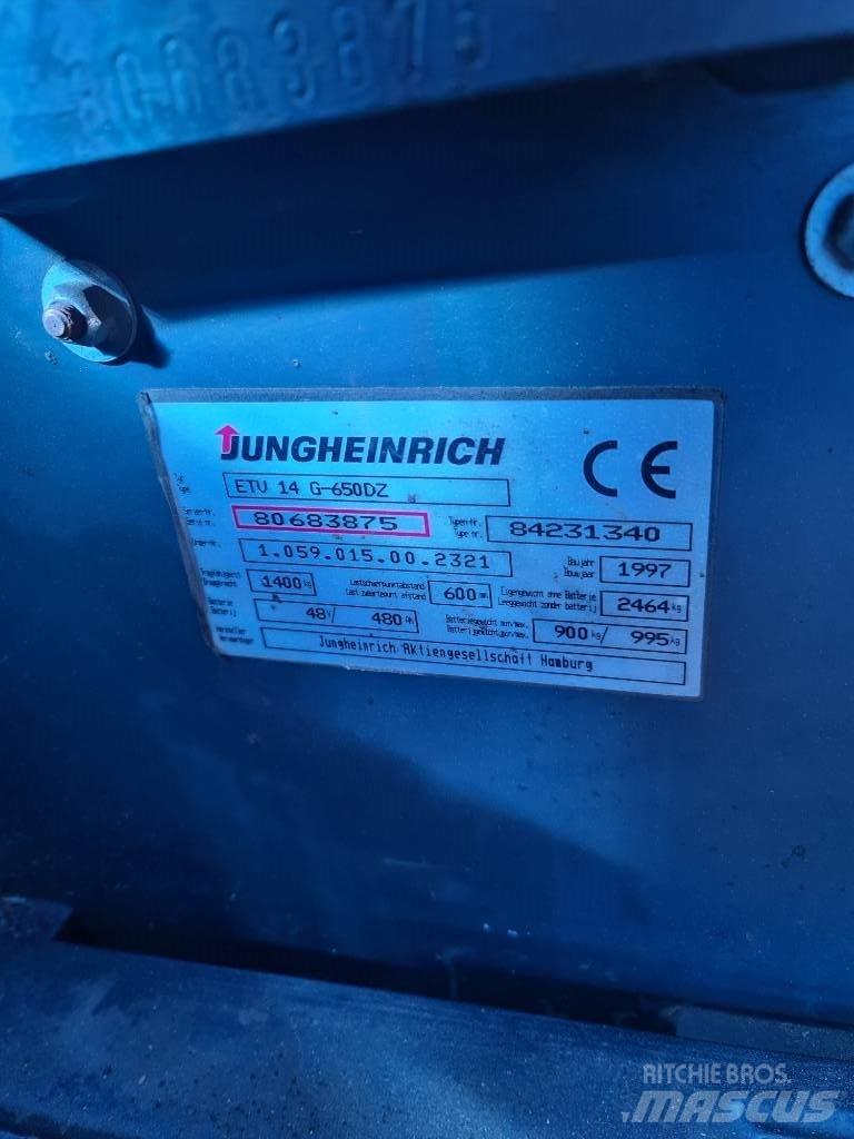 Jungheinrich ETV 14 Reach truck