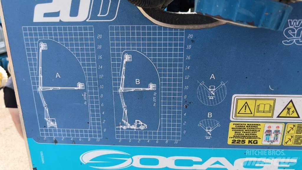 Socage 20d Truck mounted aerial platforms
