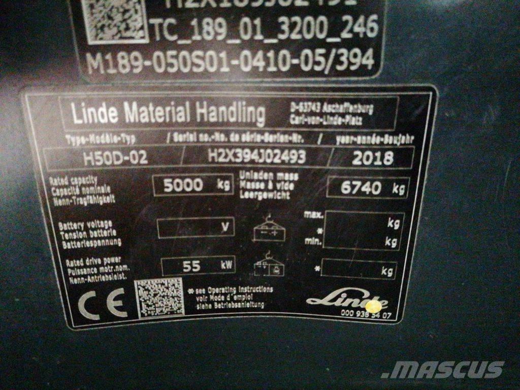 Linde H50D-02 Diesel trucks