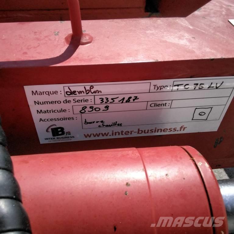 Demblon TC 75 LV Reversible ploughs