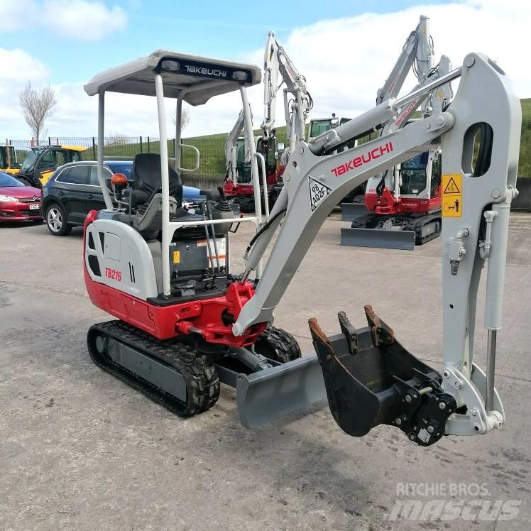 Takeuchi TB216 Mini excavators < 7t