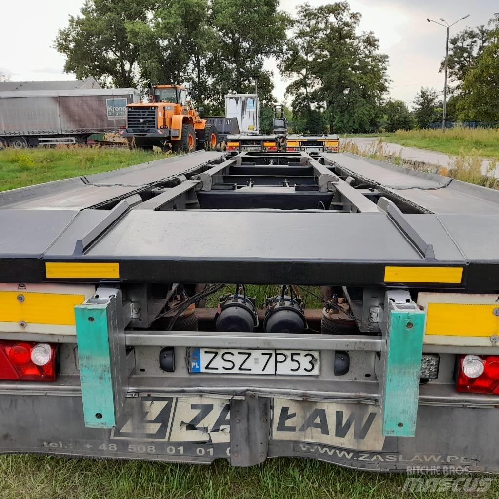 Zaslaw D-659-K2-BNB Containerframe/Skiploader trailers