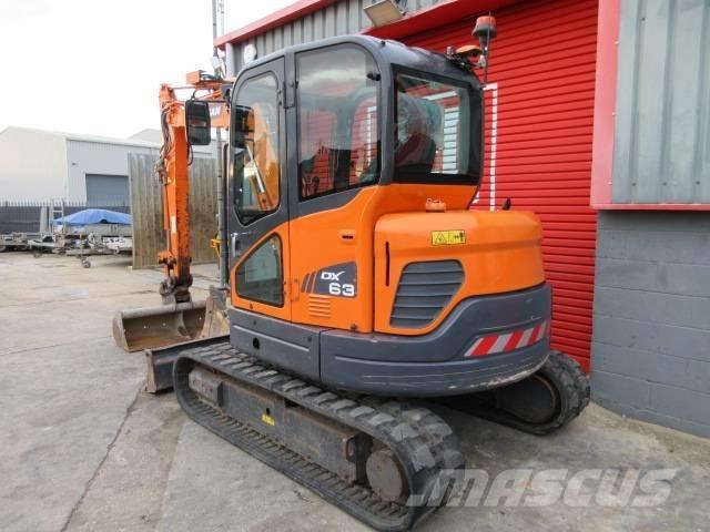 Doosan DX 63-3 Mini excavators < 7t