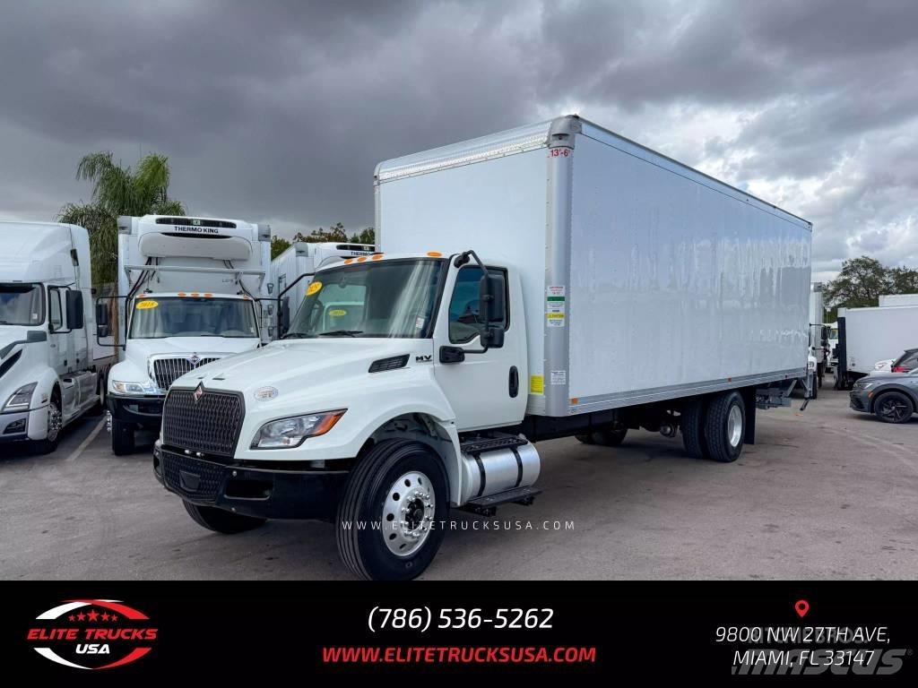 International MV Van Body Trucks