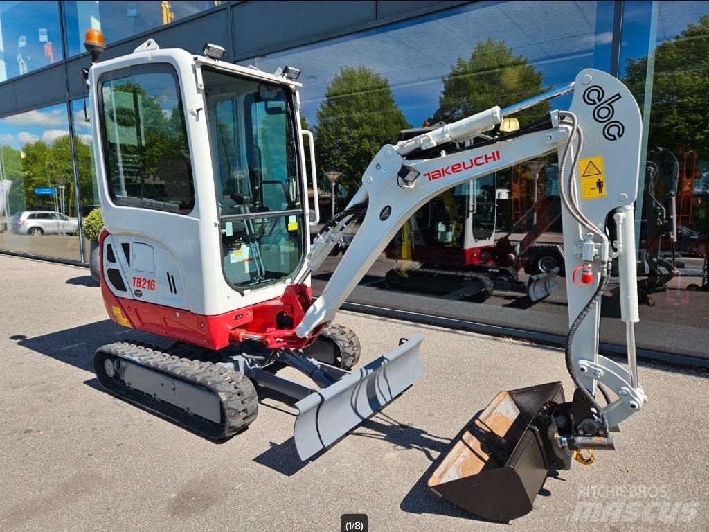 Takeuchi TB 216 Mini excavators < 7t