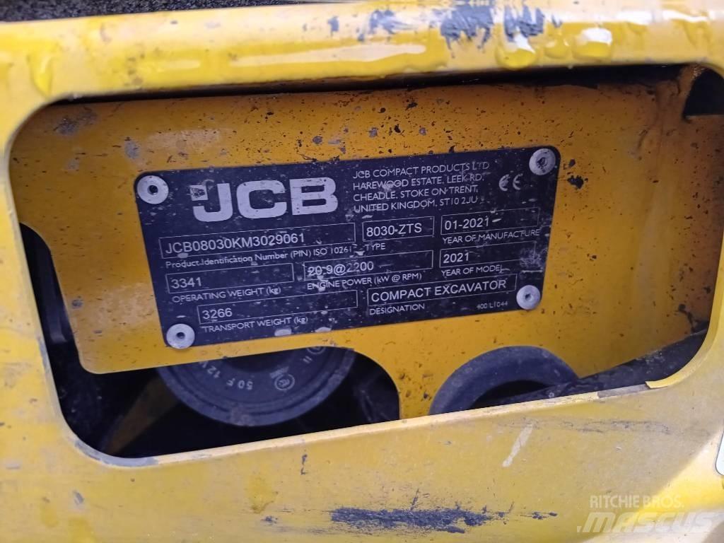 JCB 8030 ZTS Mini excavators < 7t