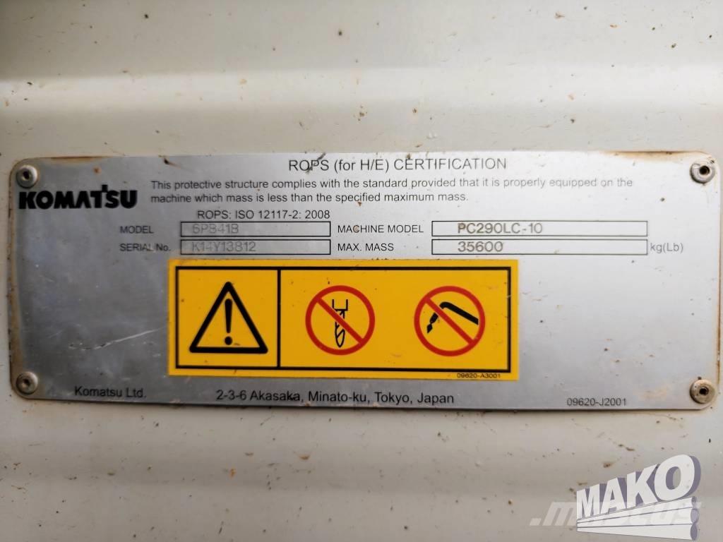 Komatsu PC 290 LC-10 Crawler excavators