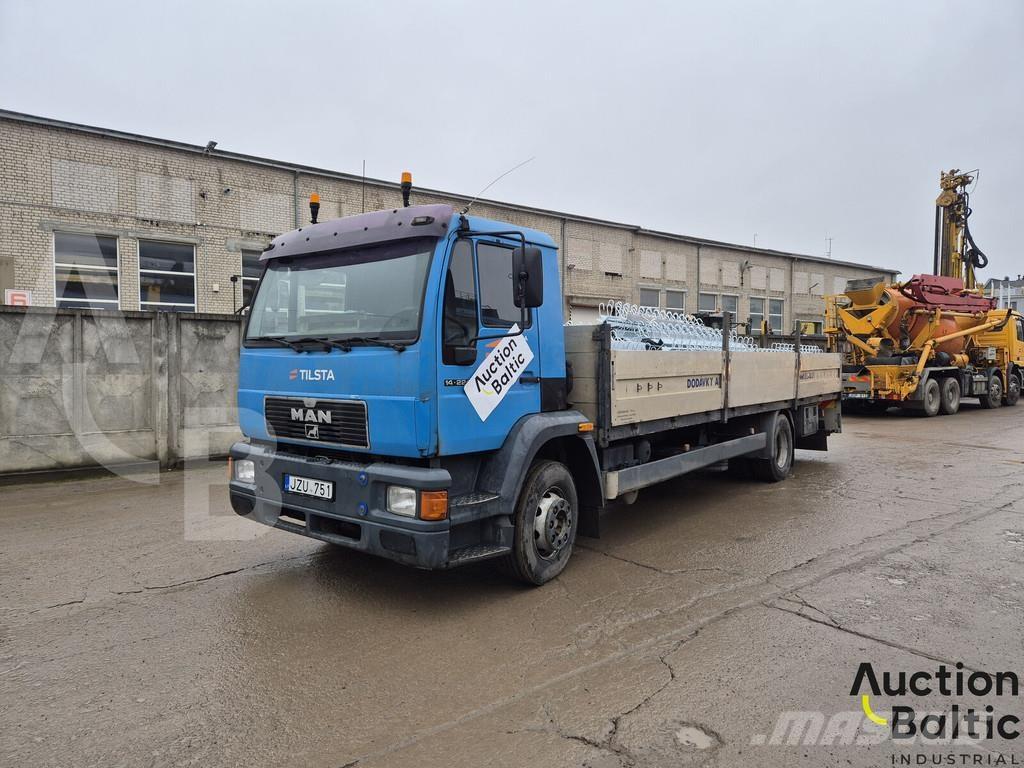 MAN 14.224 Flatbed/Dropside trucks