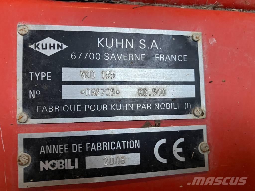 Kuhn VKD 155 Pasture mowers and toppers