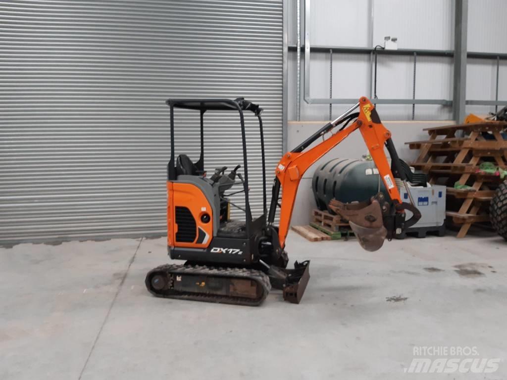 Doosan DX17Z Mini excavators < 7t