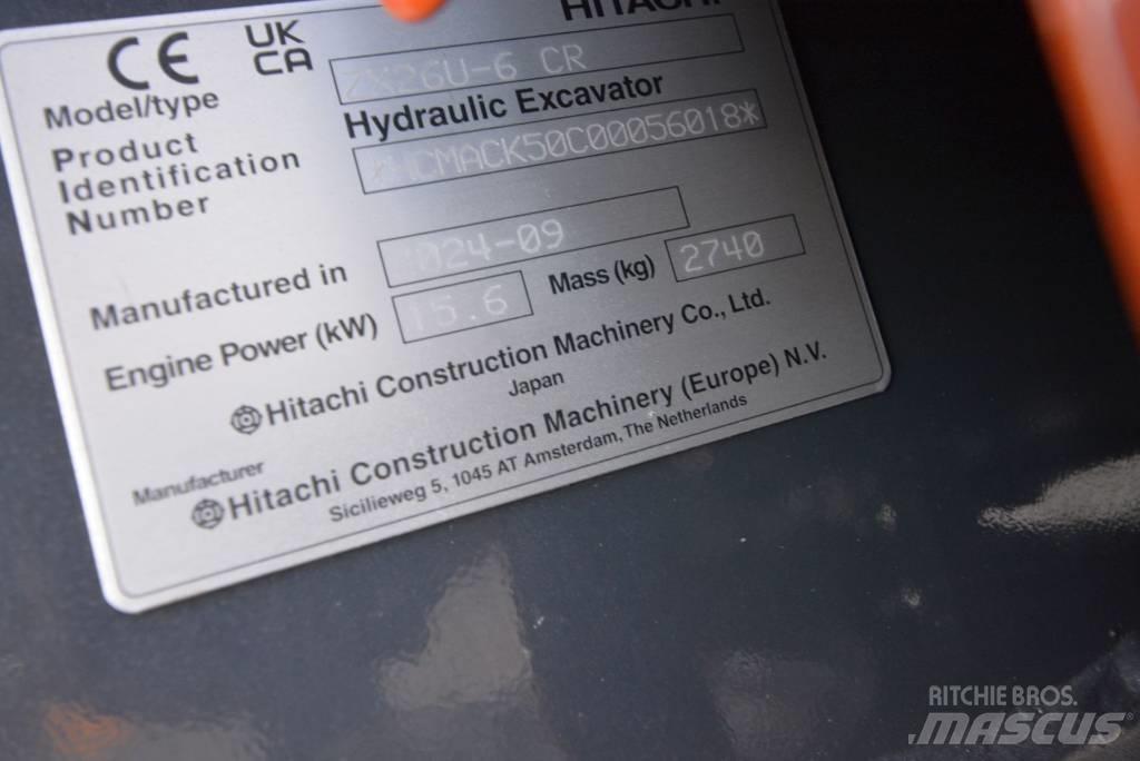 Hitachi ZX 26 U-6 Mini excavators < 7t
