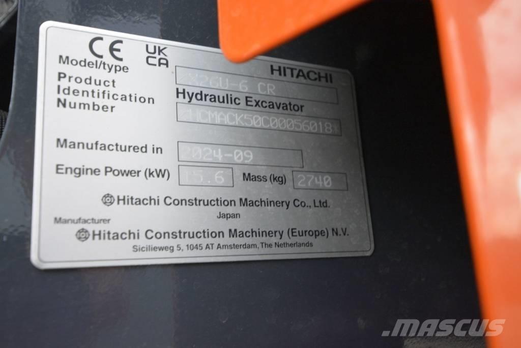 Hitachi ZX 26 U-6 Mini excavators < 7t