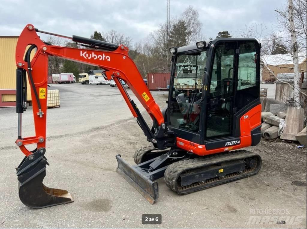 Kubota KX 027 Mini excavators < 7t
