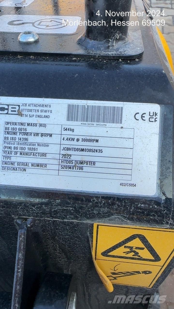JCB HTD5 Site dumpers