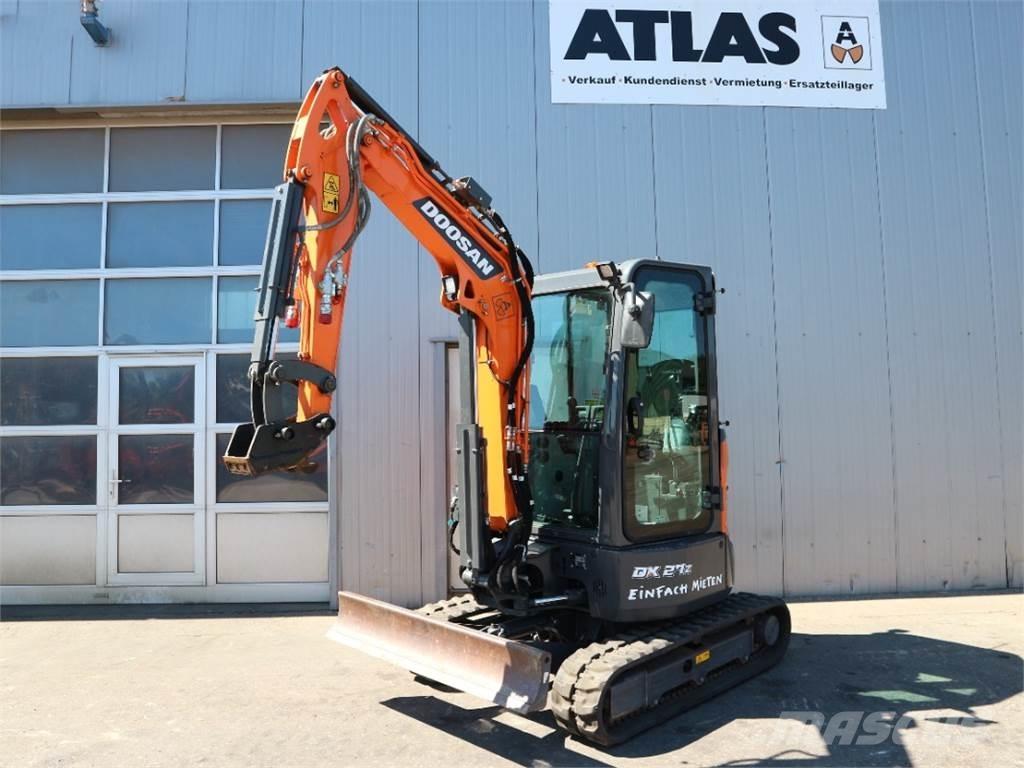 Doosan DX27Z-7 Mini excavators < 7t