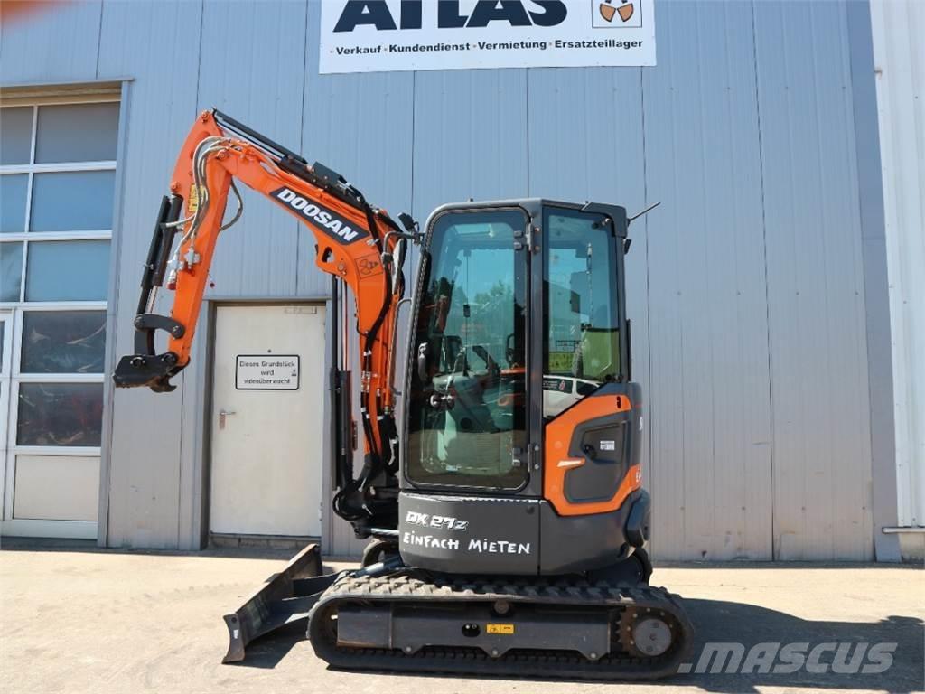 Doosan DX27Z-7 Mini excavators < 7t