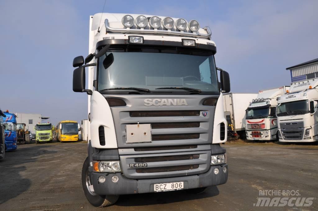 Scania R480LB6X2MNB Van Body Trucks