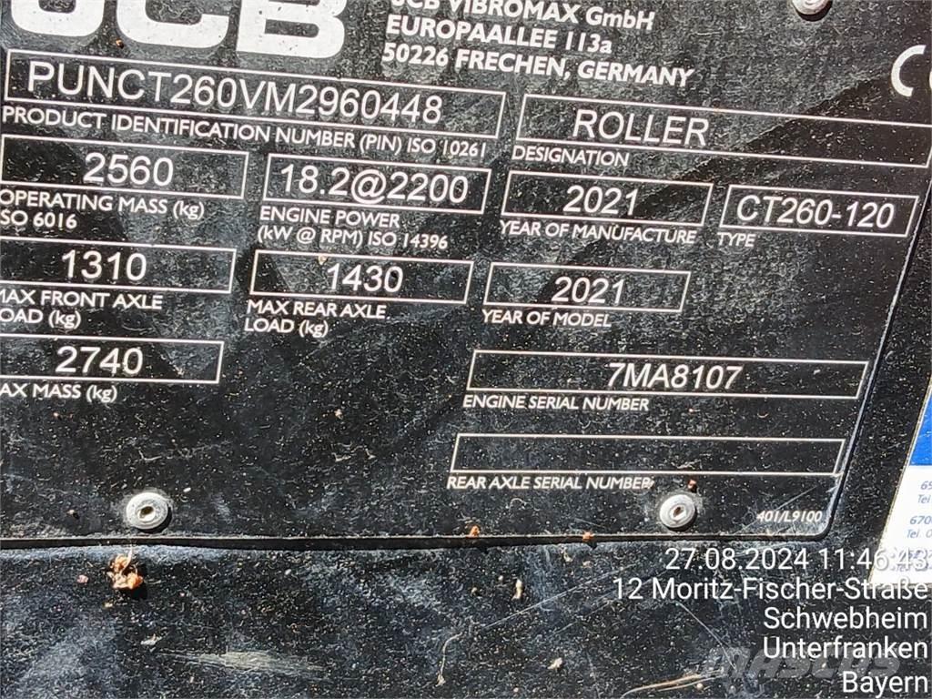 JCB CT260-120 Rollers