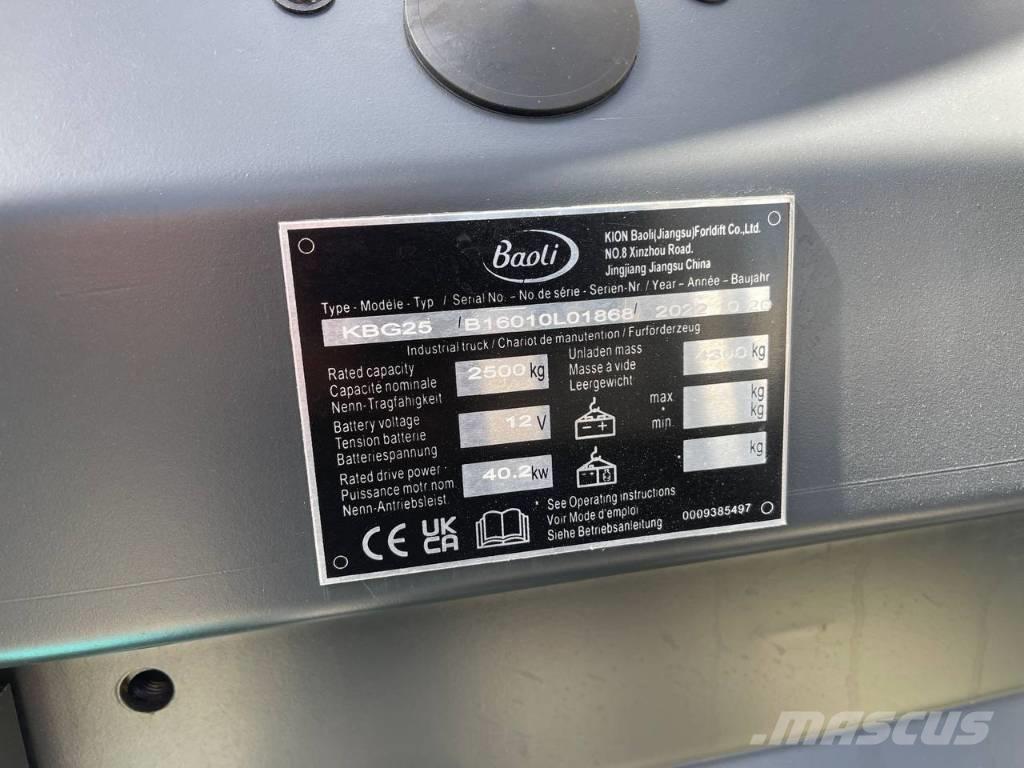 Baoli KBG 25 LPG trucks