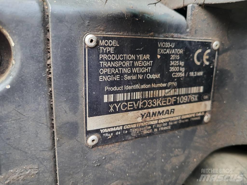 Yanmar Vio 33 U Mini excavators < 7t