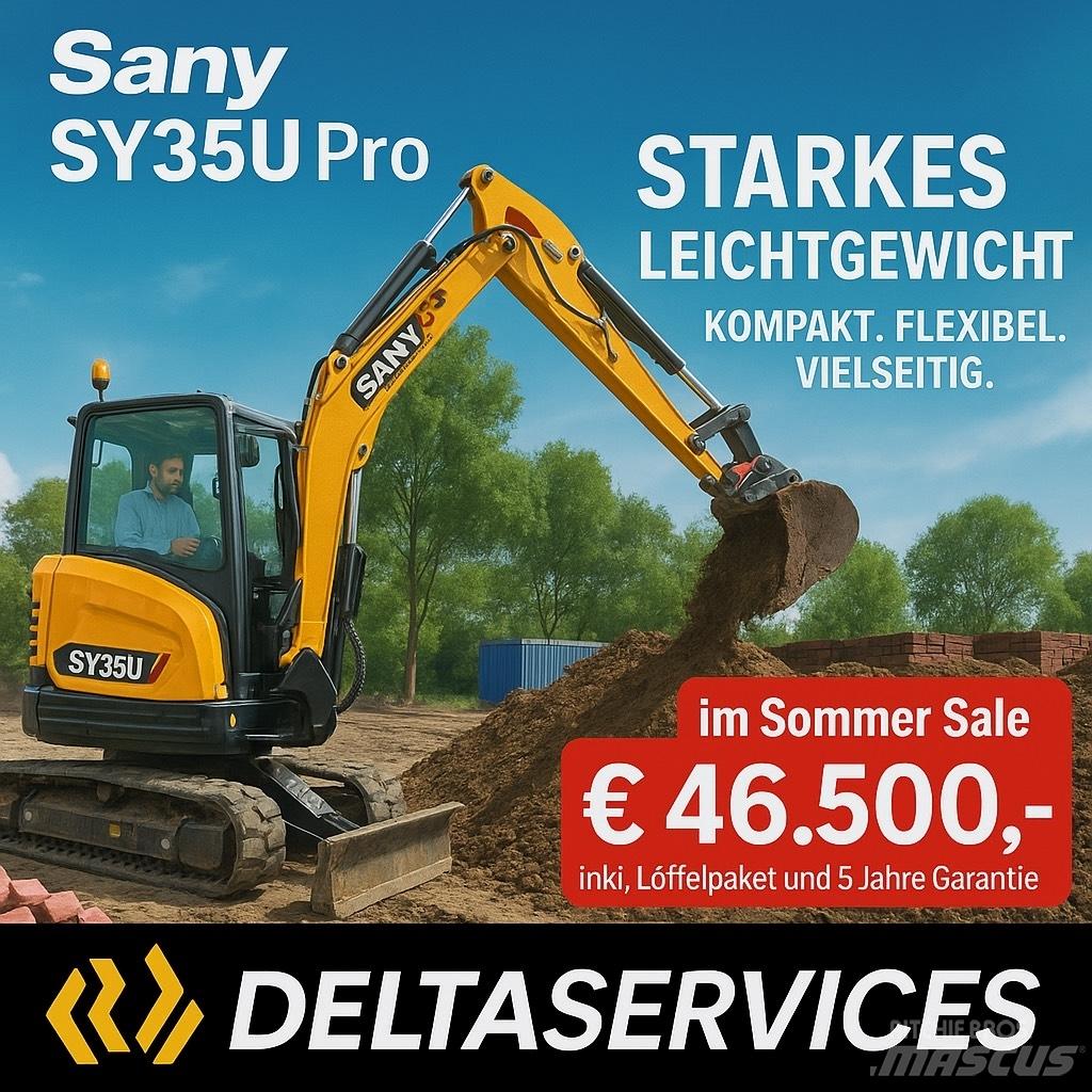 Sany SY 35 U Mini excavators < 7t