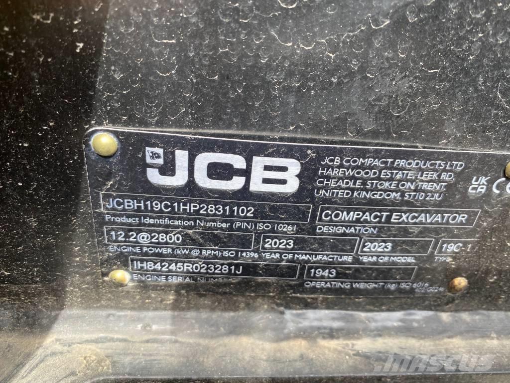 JCB 19 C-1 Mini excavators < 7t