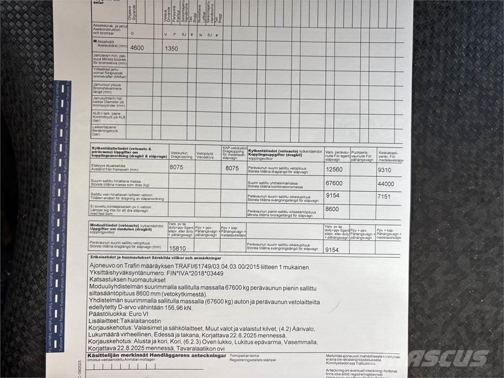 Renault T460 6x2 Van Body Trucks