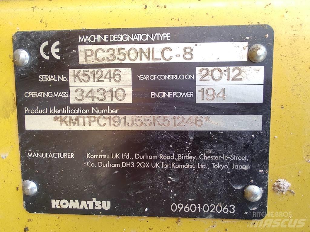 Komatsu PC 350 NLC-8 Crawler excavators